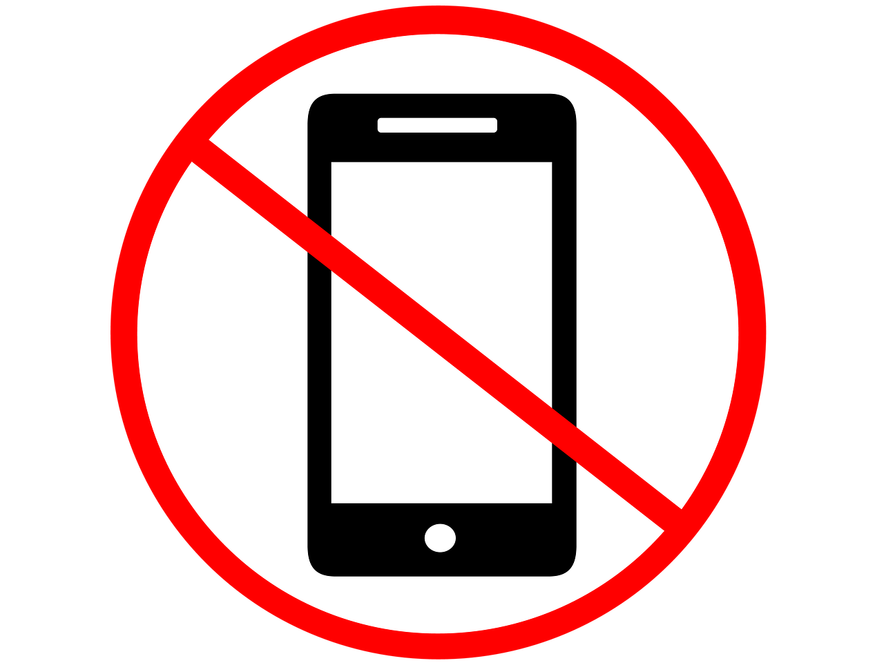 Lek: Ikke lov å bruke telefonen